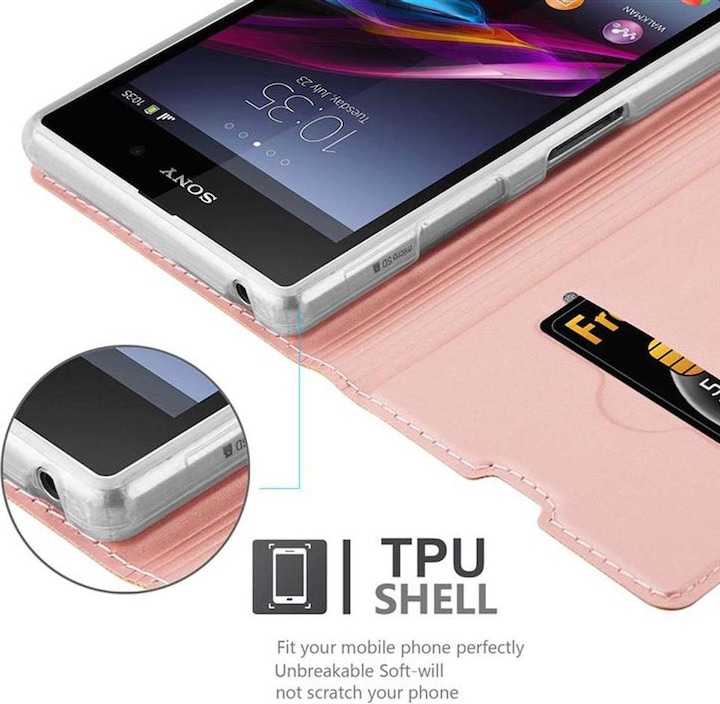 Produktbild Cadorabo Book Classy Style Cover (Sony Xperia Z1)