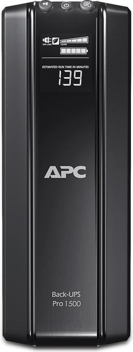 Actual product image APC Back-UPS PRO - Noodstroomvoeding / 6x penaarde / USB / 1500VA / uitbreidbare runtime (1500 W, Line-interactive UPS)