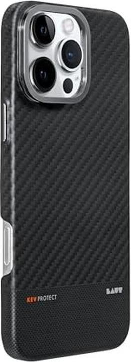 Image du produit Laut - Kev Protect - Ultra dunne kevlar MagSafe case - iPhone 16 Pro - zwart (Apple iPhone 16 Pro)