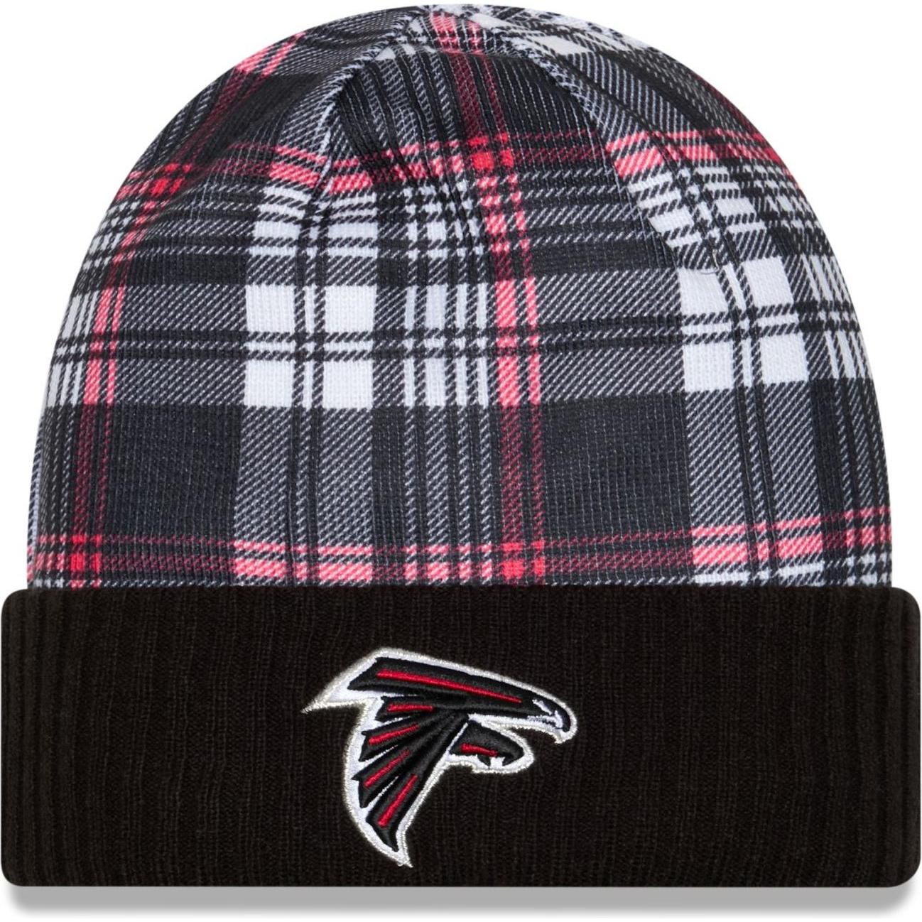 New Era, Herren, Mütze, NFL Sideline Statement Knit Mütze - Atlanta Falcons, Schwarz