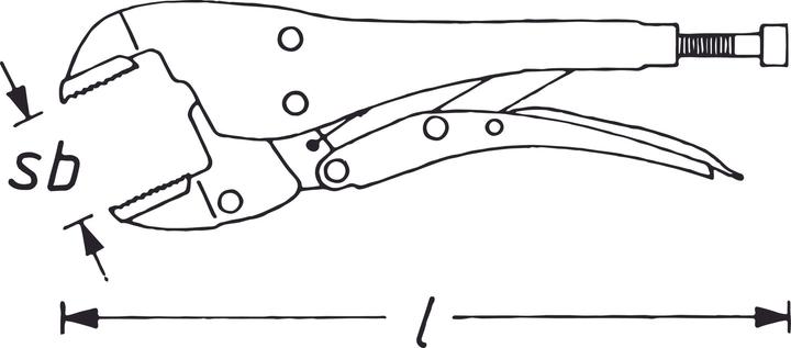 Produktbild HAZET Grip-Zange 758-1 (280 mm)