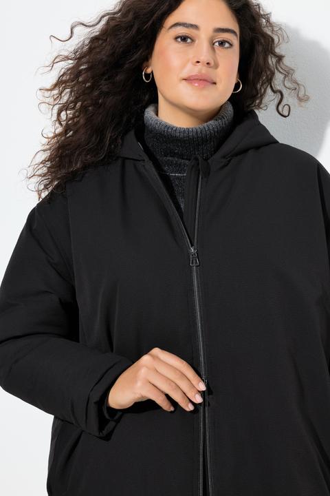 Image du produit Ulla Popken Parka technique HYPRAR à capuche, modèle imperméable (54)