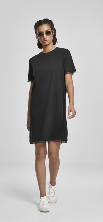 Image du produit Urban Classics Ladies Boxy Lace Hem Tee Dress (5XL)