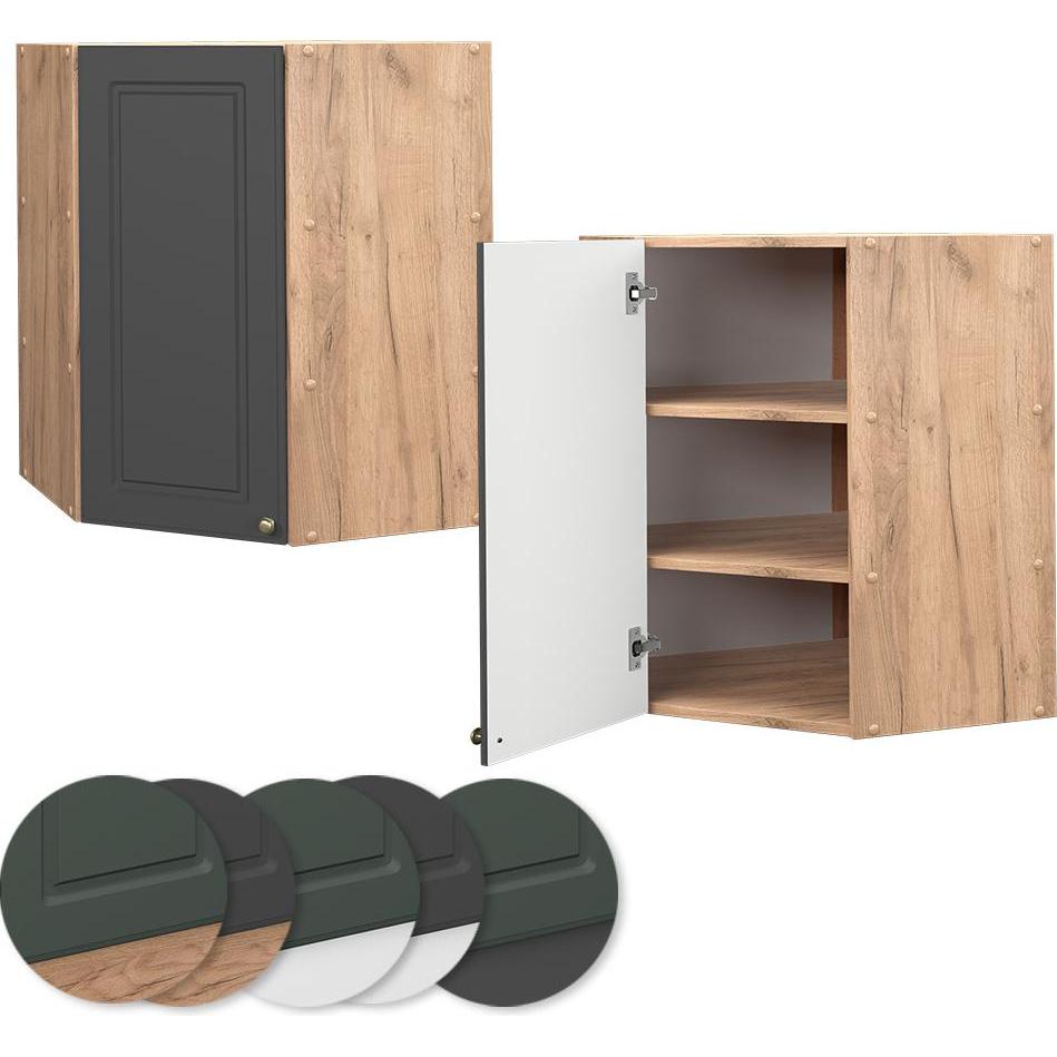 Vicco, Regal, Eckhängeschrank Fame-Line (57 x 52 x 72 cm)