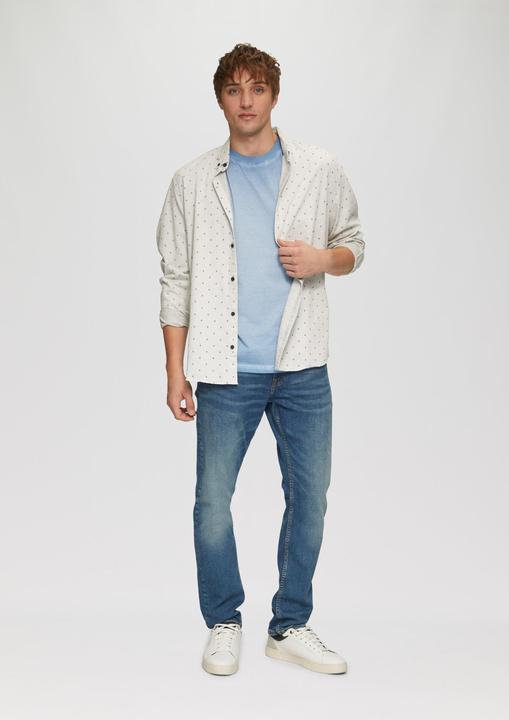 Actual product image S.Oliver Hemd Regular Fit: Hemd mit All-over-Print und Button-Down-Kragen (XL)