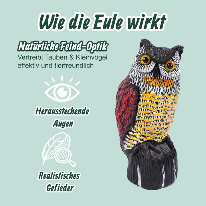 Produktbild Relaxdays Vogelabwehr-Eule