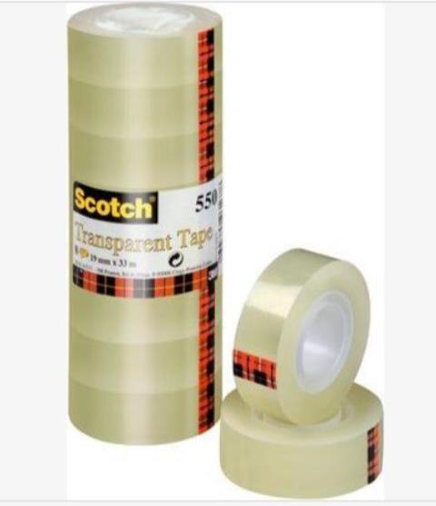 Produktbild 3M Klebeband 19 mm x 66 m, Transparent (19 mm)