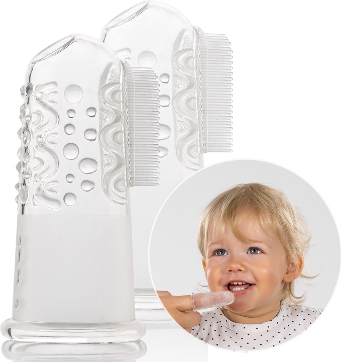 Actual product image Reer Finger Toothbrush (Soft, 2 x)