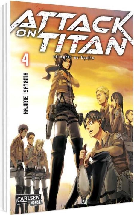 Immagine prodotto Attack on Titan, Band 4 (Tedesco, Hajime Isayama, 2014)