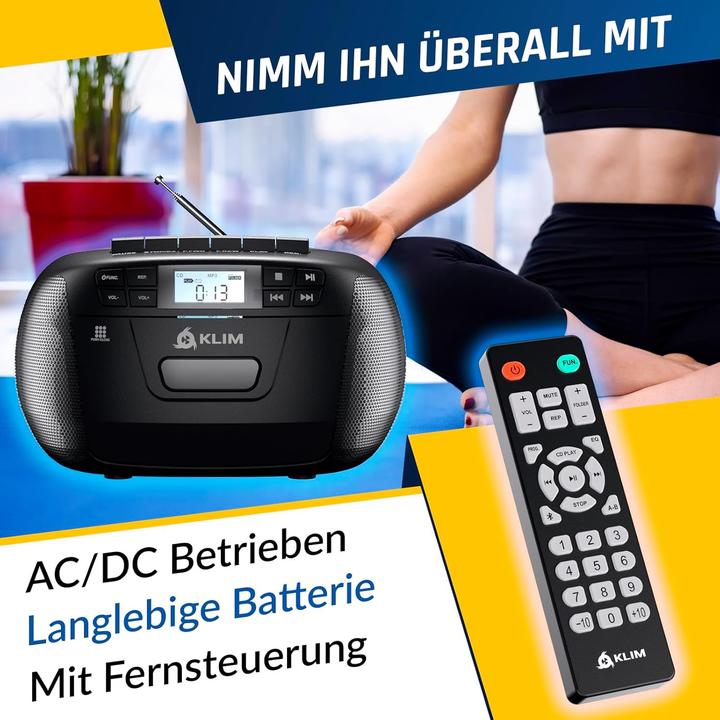 Produktbild Fourze CD-Player mit Kassettenspieler (Bluetooth)