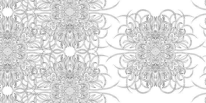 Produktbild Blumen-Mandalas (Ausmalbuch zur kreativen Stressbewältigung)