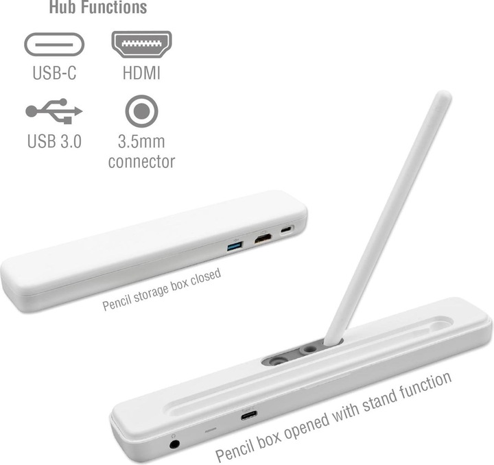 Produktbild 4smarts 4in1 Hub mit Etui (USB-C)