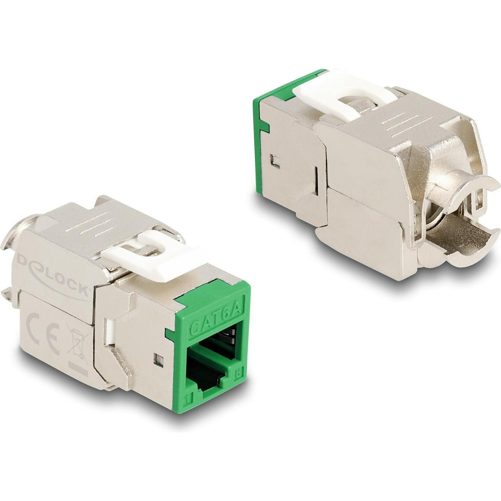 Thumbnail - Delock Keystone Modul RJ45 Buchse zu LSA Cat.6A werkzeugfrei (Keystone Modul), Netzwerk Zubehör