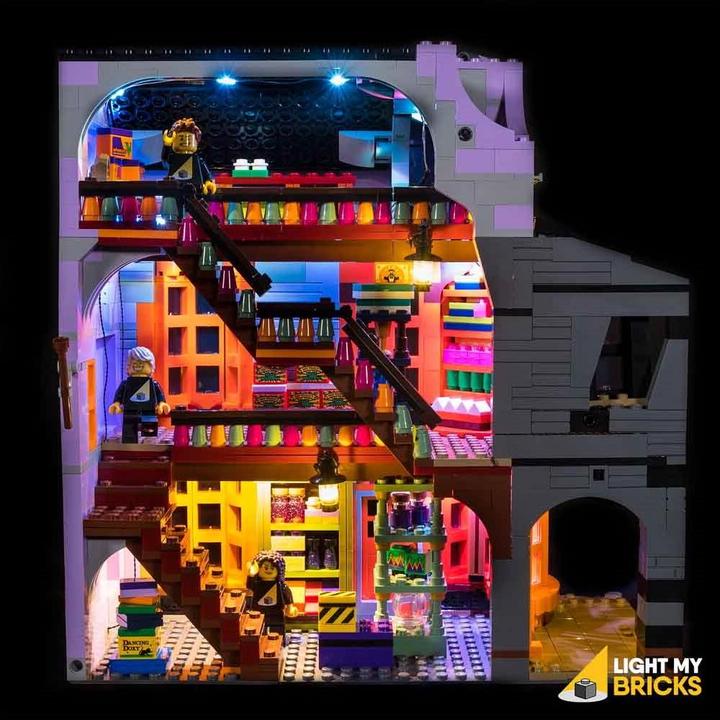 Produktbild Light my bricks LED licht Set für LEGO Harry Potter Winkelgasse