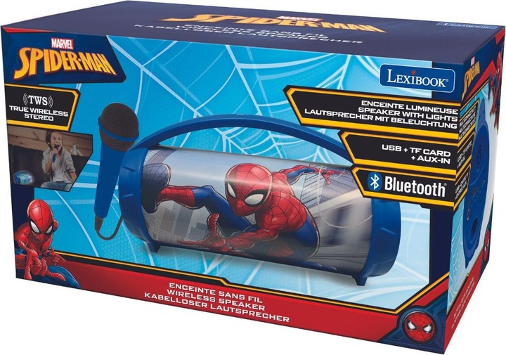 Produktbild Lexibook Spider-Man Bluetooth-Lautsprecher mit Mikrofon