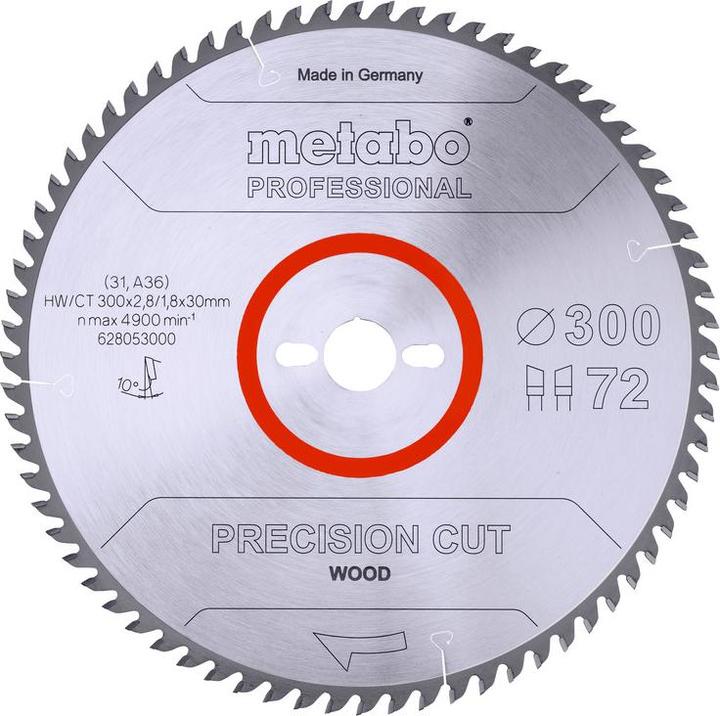 Produktbild Metabo Kreissägeblatt HW/CT
