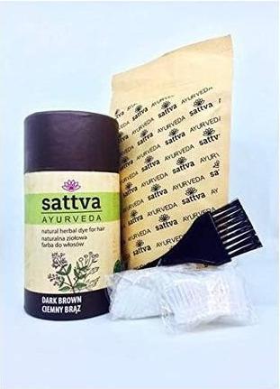 Image du produit Sattva Ayurveda Herbal Naturelle pour Cheveux Dark Brown (Dark Brown)