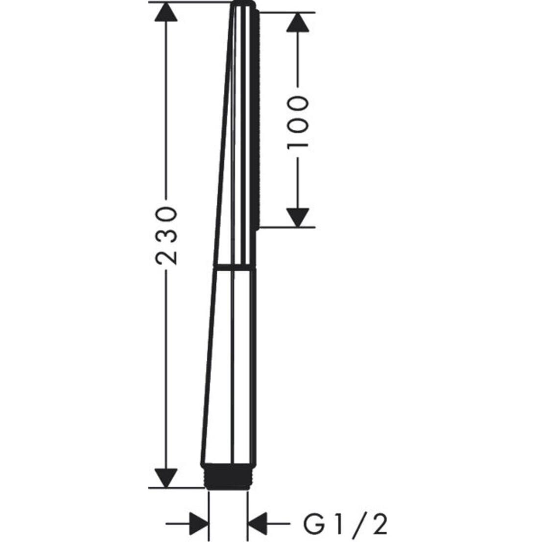 Thumbnail - hansgrohe, Duschbrause, Stabhandbrause RAINFINITY 100 1jet (1 Strahlarten, 13.80 l/min)