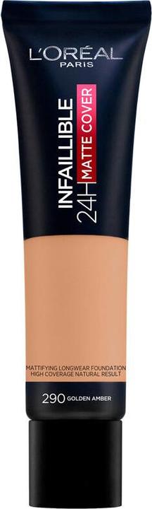 Image du produit L'Oréal Paris INFAILLIBLE 24H fond de teint matte cover #290-golden amber (290-ambre d'or)