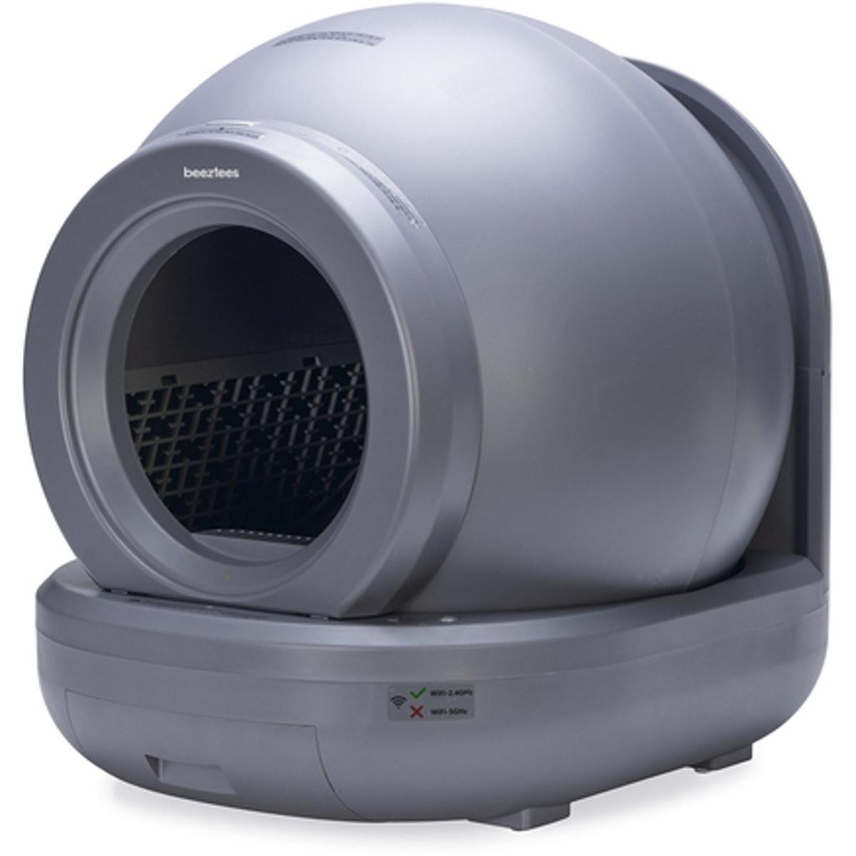 Comparer les prix de beeztees Maison de toilette automatiques Moeza gris pour chat