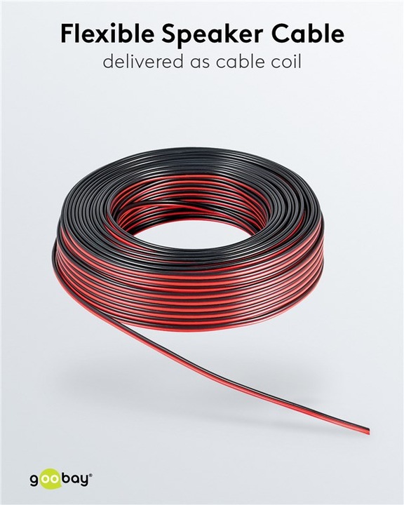 Actual product image Goobay Twin-stranded wire (10 m, 0.50 mm²)