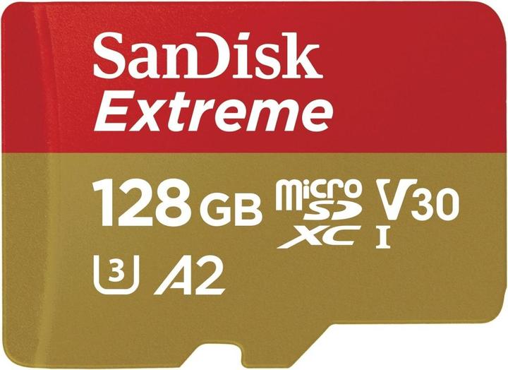 Sandisk Estremo (128 GB, microSDXC, U3, UHS-I)