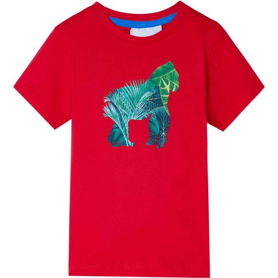 VidaXL, Jungen, Shirt, Jardis, Rot, (92)