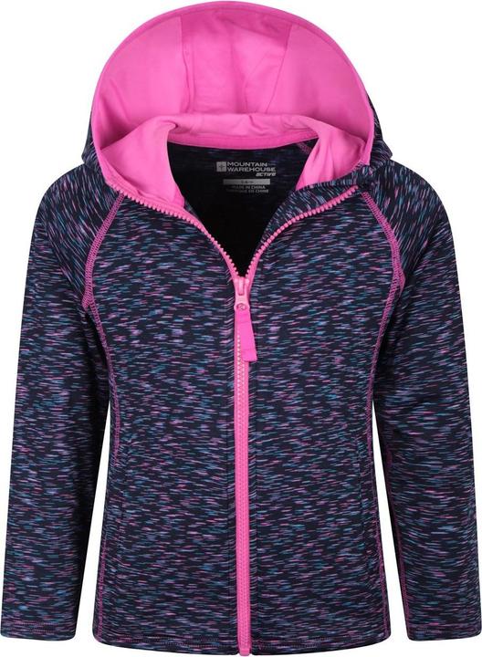 Immagine prodotto Mountain Warehouse Kayleigh II Felpa con Cappuccio e Zip Intera Strisce Bambini (104)