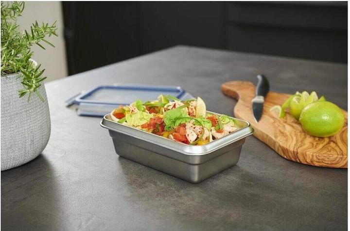 Productafbeelding Tefal MasterSeal Levensmiddelencontainer Rechthoekig 2,0 l - Roestvrij staal (2 l)