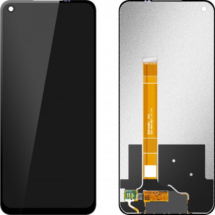 MP Display Unit für Realme 7 5G, w/o Frame, Aftermarket, Schwarz (Display, Realme X7 5G)