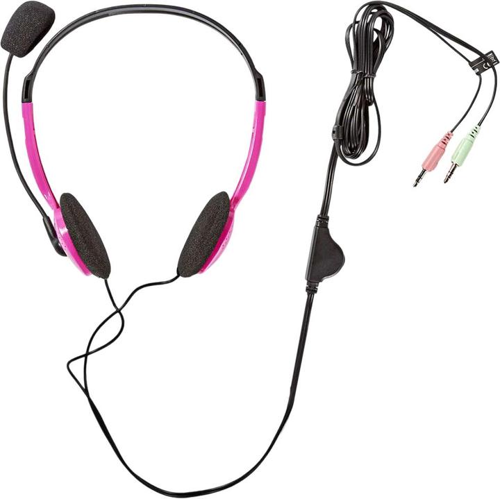 Produktbild Nedis Kopfhörer für PC Kopfband 2 Stecker 3,5 mm (Kabelgebunden)