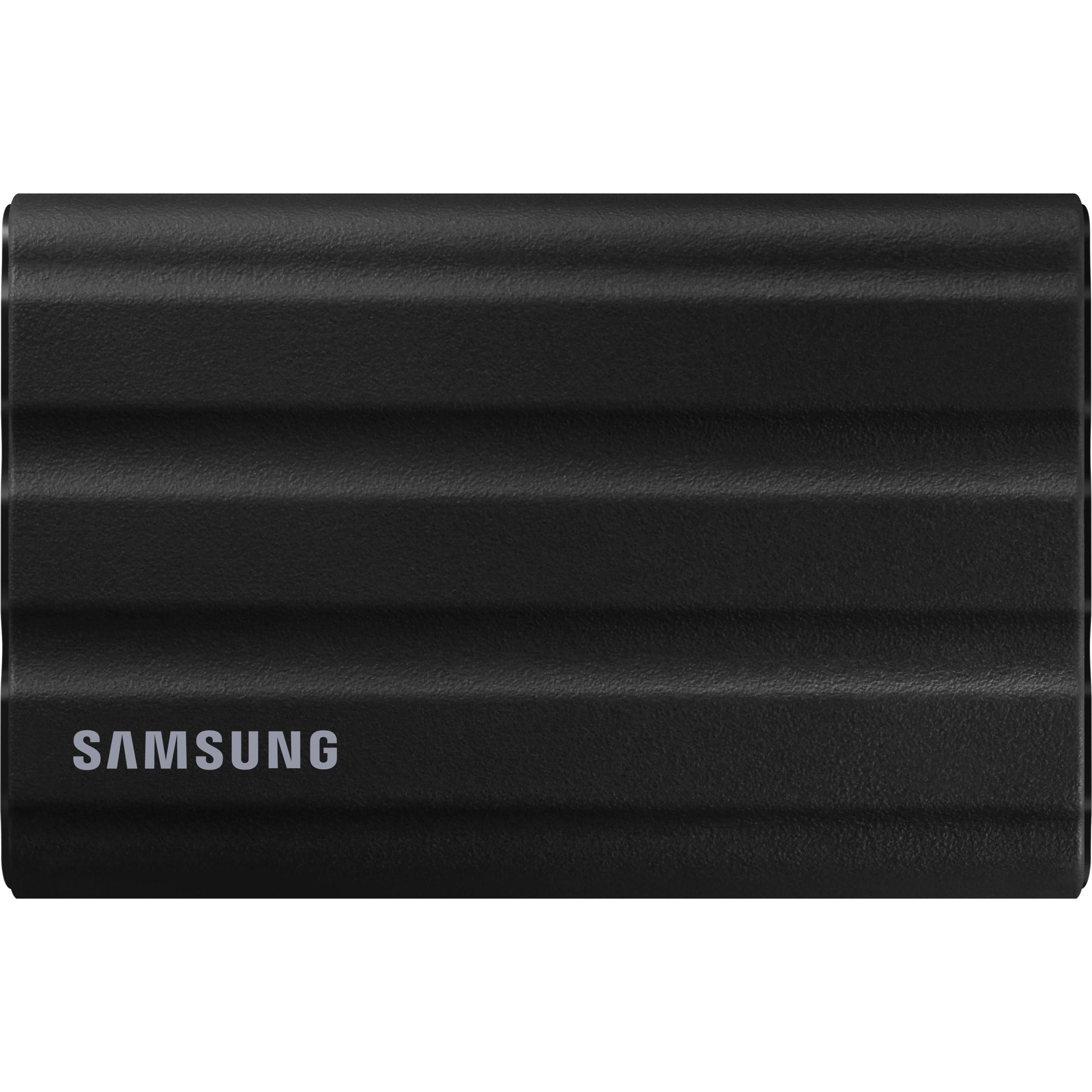 Samsung Externe SSD T7 Shield 2000 GB Schwarz (2 TB), Externe SSD, Schwarz
