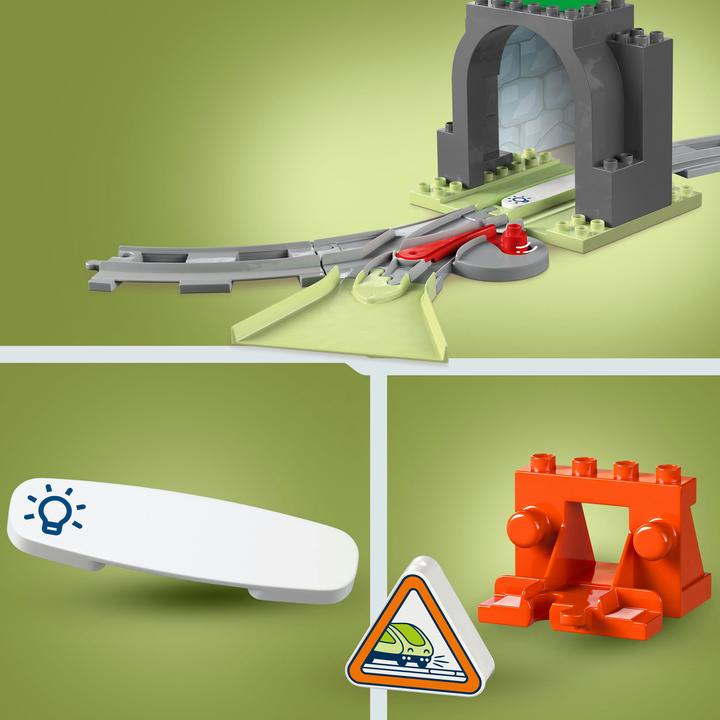 Image du produit LEGO Tunnel ferroviaire et rails - Kit d'extension (10425)
