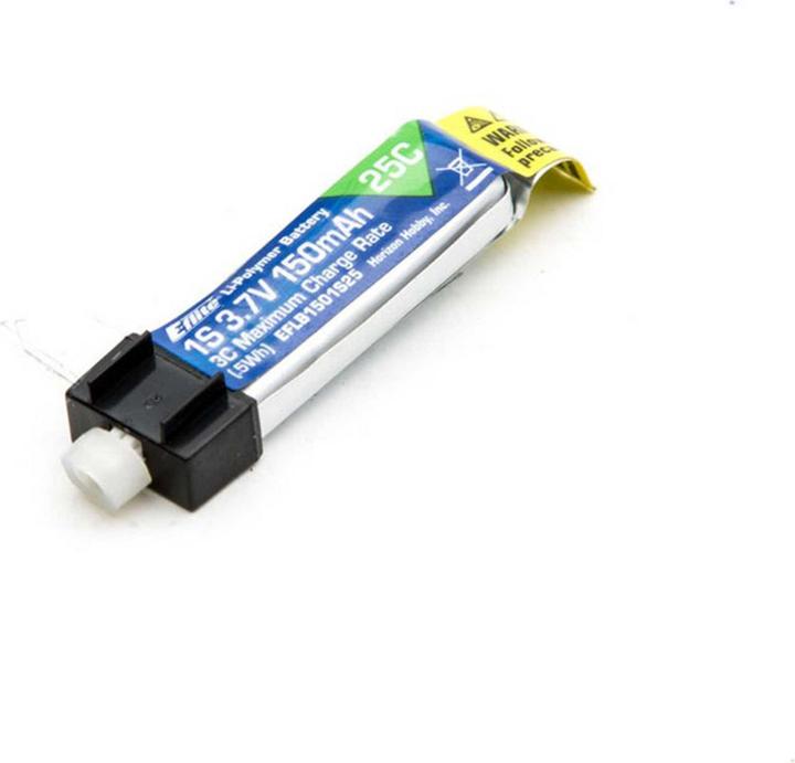E-Flite Batteria lipo 1s 3.7v 150mah 25c (3.70 V, 150 mAh)
