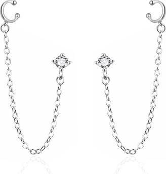 Image du produit Agato - Modern silver earrings AGT-E041PW-EC (Argent)