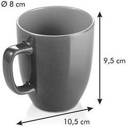 Thumbnail - Tescoma, Tasse, Mug Grey Crema Shine