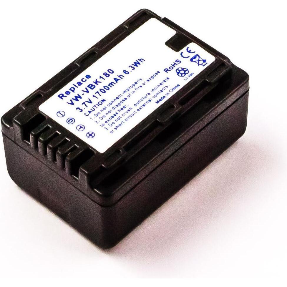Thumbnail - AGI 9228 Lithium-Ion 1500mAh 3.7V Wiederaufladbare Batterie (Akku), Kamera Stromversorgung, Schwarz