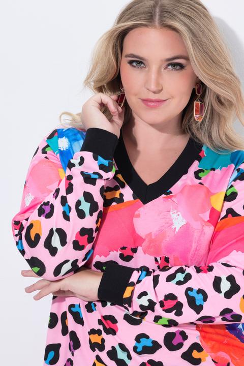 Produktbild Miamoda Sweatshirt, Regular Fit, Blütenmuster (52)