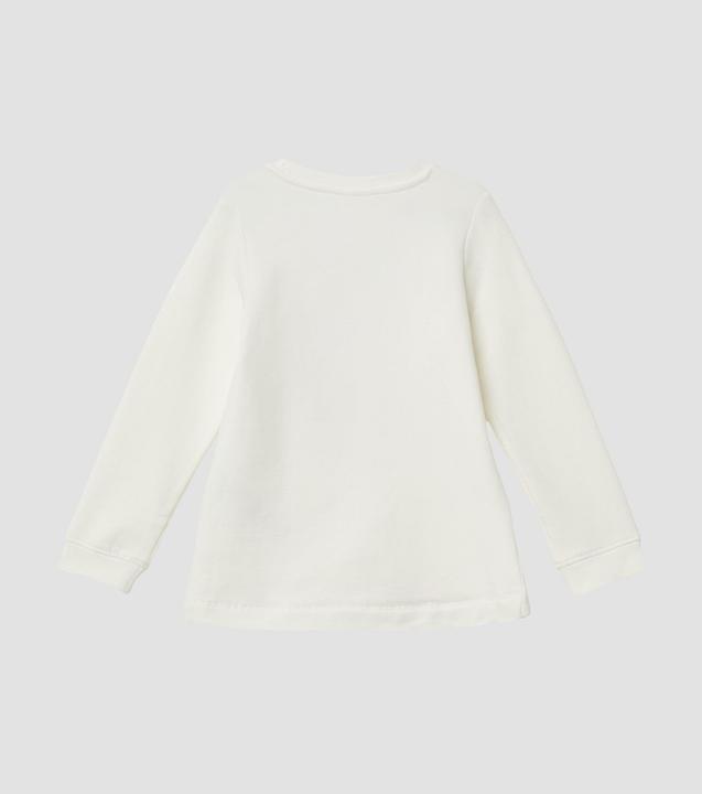 Produktbild s.Oliver Sweatshirt Sweatshirt mit überlappendem Saum und kuscheliger Innenseite (140)