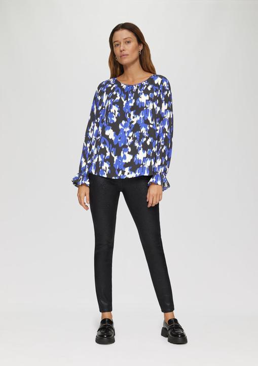 Produktbild S.Oliver Bluse Viskosebluse mit Plisseeärmeln (38)