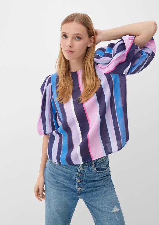 Produktbild s.Oliver Bluse Streifenbluse aus Viskosemix (36)