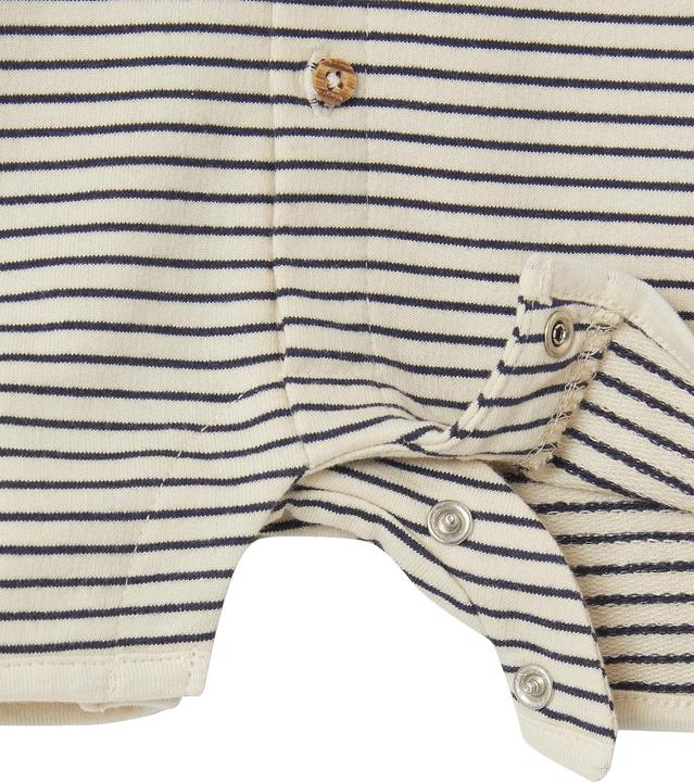 Produktbild Vertbaudet Gestreifter Baby Overall Oeko-Tex (62)