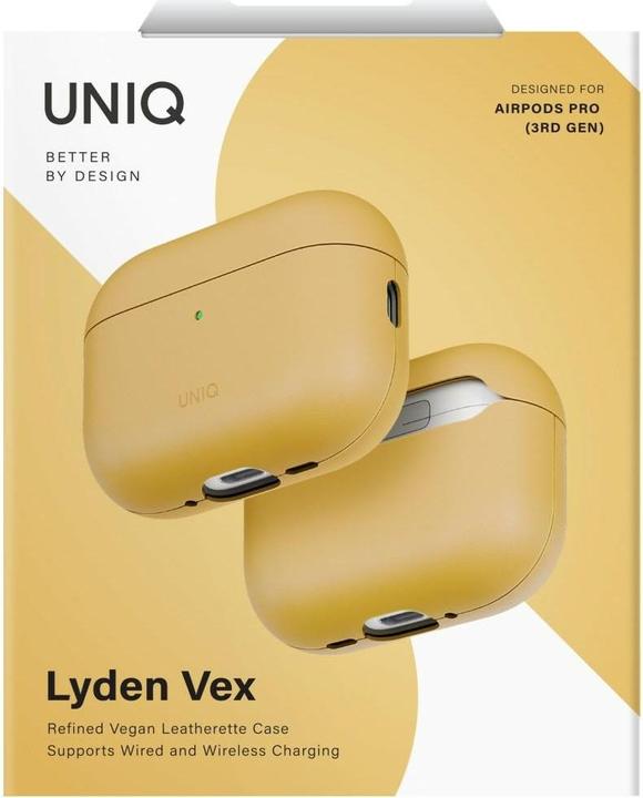 Produktbild Uniq Case Lyden Vex to AirPods Pro 3 gen yellow (Kopfhörer Hülle)