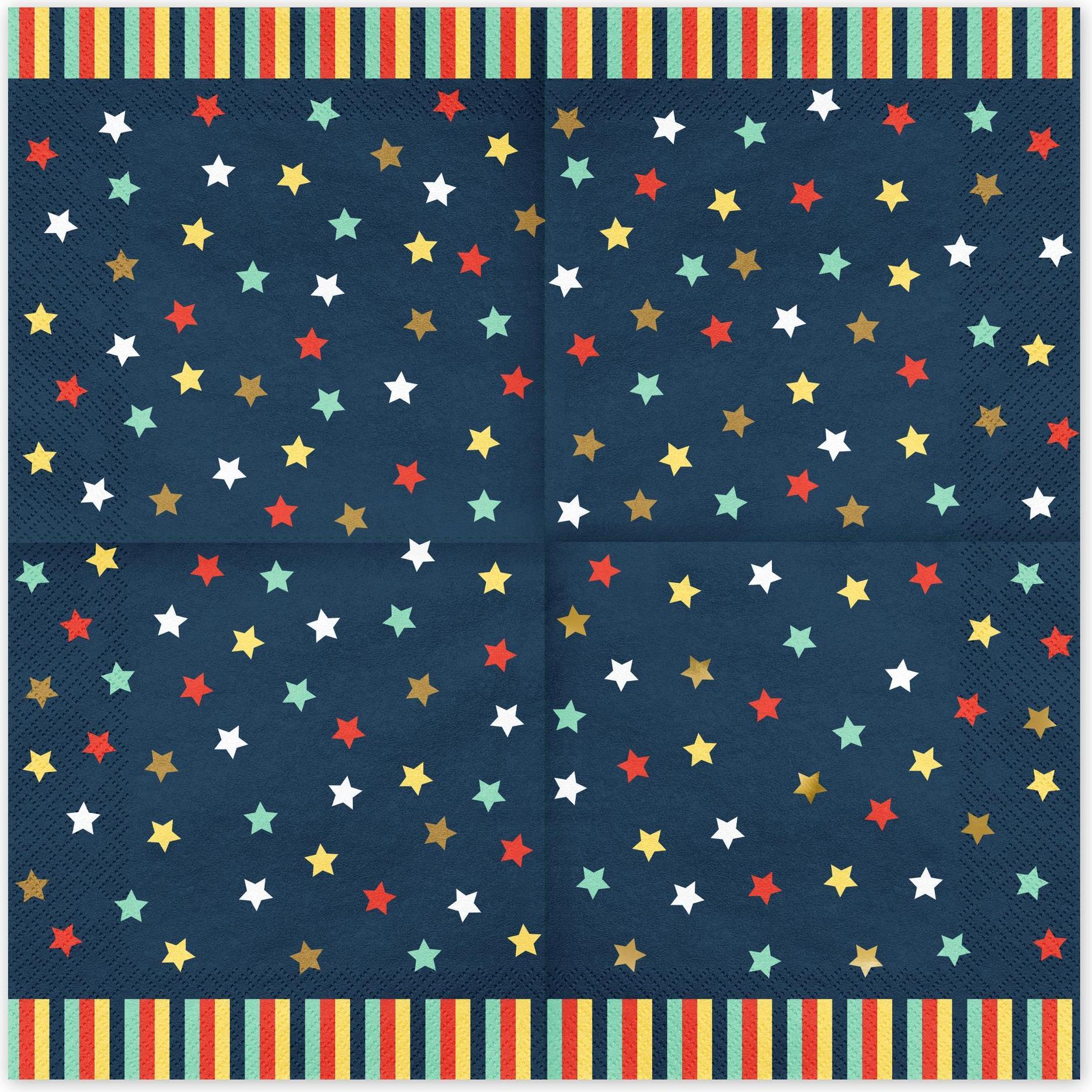Partydeco, Servietten, Papierservietten (12 x, 33 x 33 cm)