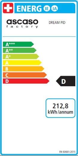 Label énergétique Ascaso Pid de rêve