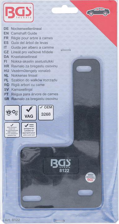 Produktbild BGS Nockenwellenlineal für VW, Audi 170 mm