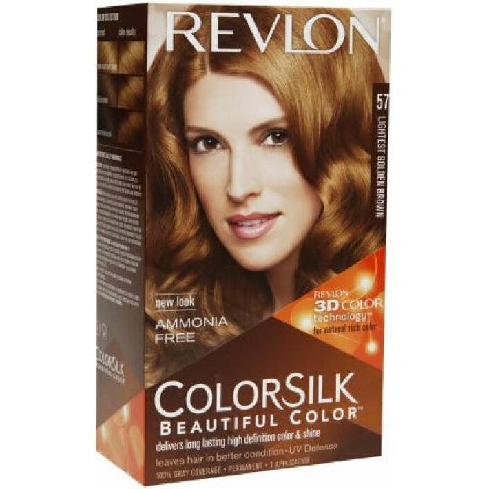 Thumbnail - Revlon Professional, Haarfarbe, COLORSILK tinte #57-castaño dorado muy claro (57)