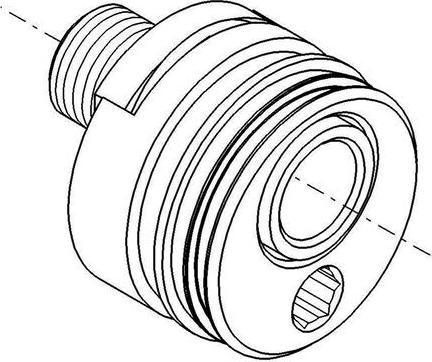 Actual product image Grohe Connection TARON/ECTOS TARON/ECTOS Easy Fix chr chrome