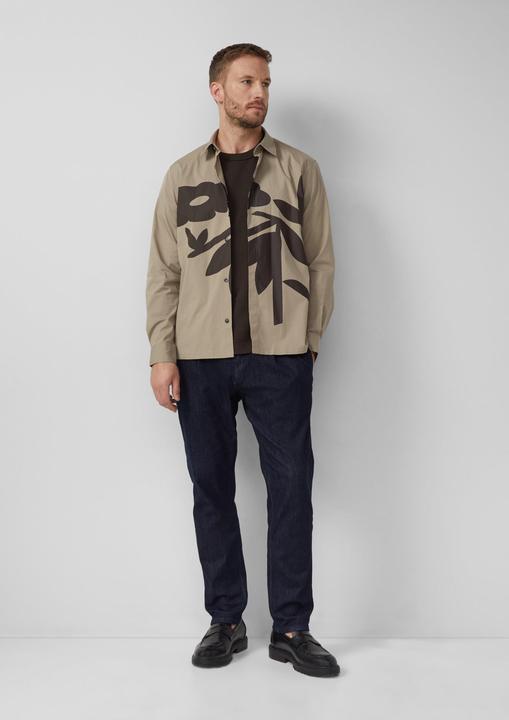 Immagine prodotto s.Oliver Hemd Regular Fit: Hemd aus Baumwollmix mit Artwork (L, XL)