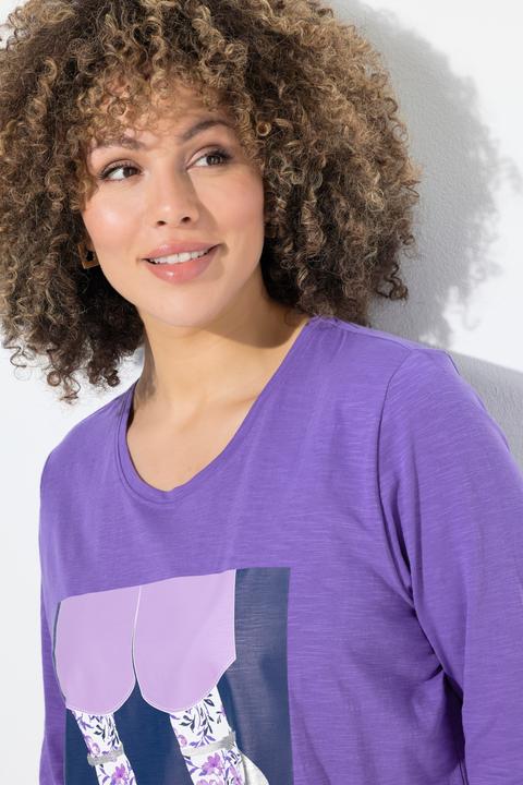 Produktbild Ulla Popken Shirt, Schuhe, Classic, Rundhalsausschnitt, 3/4-Arm (46, 48)